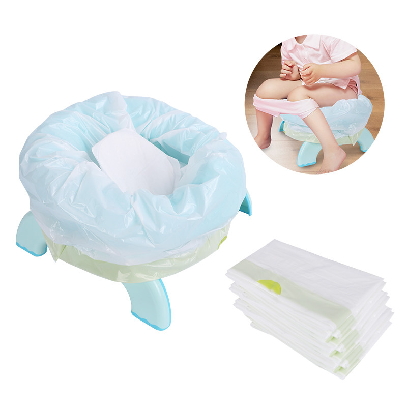 Buy cheap LDPE Plastic Training Toilet Seat Potty Chair Liners With Super Absorbent Pad product