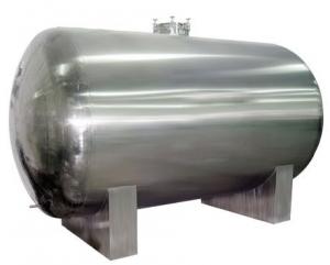 Buy cheap High Capacity SS 304 Natural Gas Pressurized Water Tank Water System Pressure Tank product