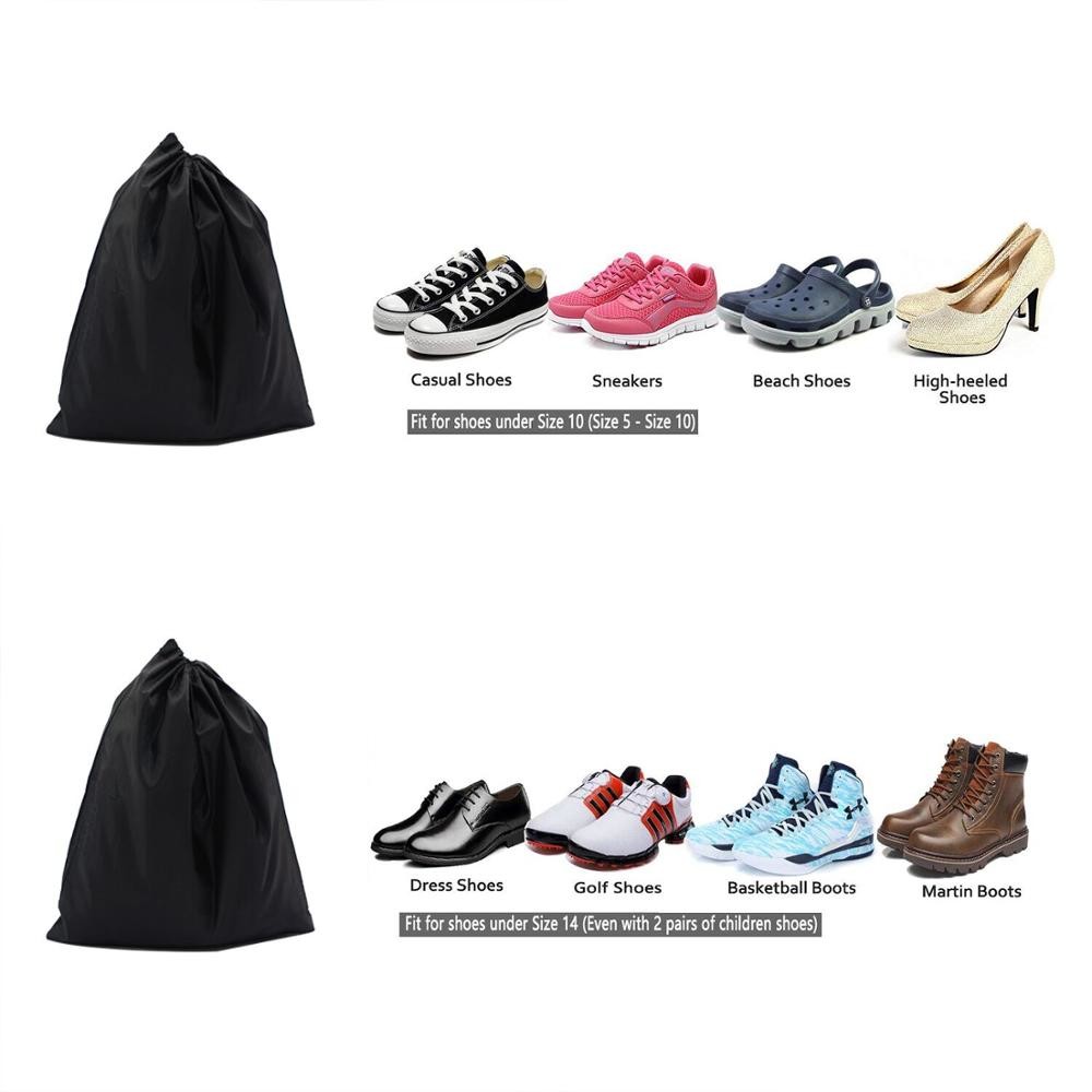 Buy cheap Reusable Single Fabric Shoe Bags Waterproof Nylon Fabric Promotional product
