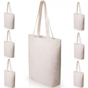 Buy cheap Plain White Cotton Beach Bag Promotional Square Sundry Easy Cleaning product