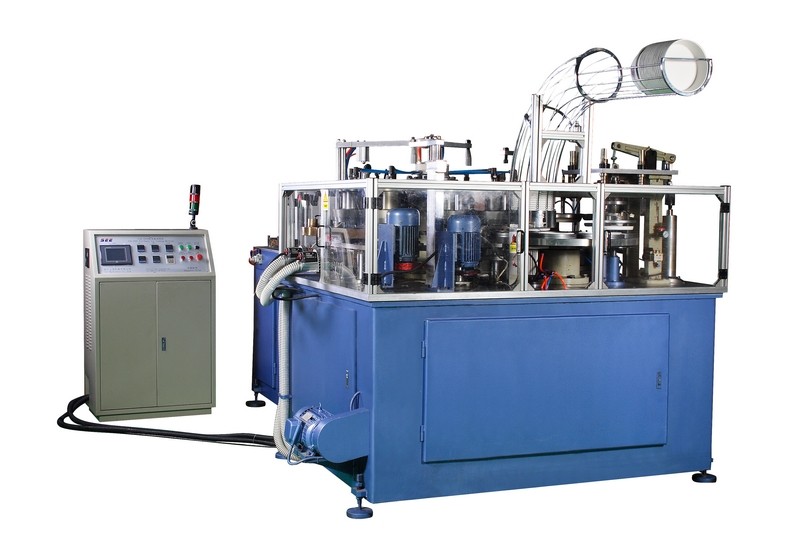 Buy cheap SCM-3000 15kw Rated Power Large Dimension PE Coated Paper Container Making Machine product