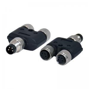 Buy cheap IP67 M8 Waterproof Connector 3pins 4pins Female To Male Y Type Straight Socket product