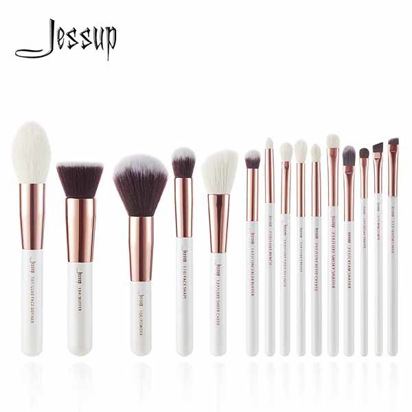 Buy cheap Jessup T220 15 Piece Makeup Brush Set Natural Soft bristles product