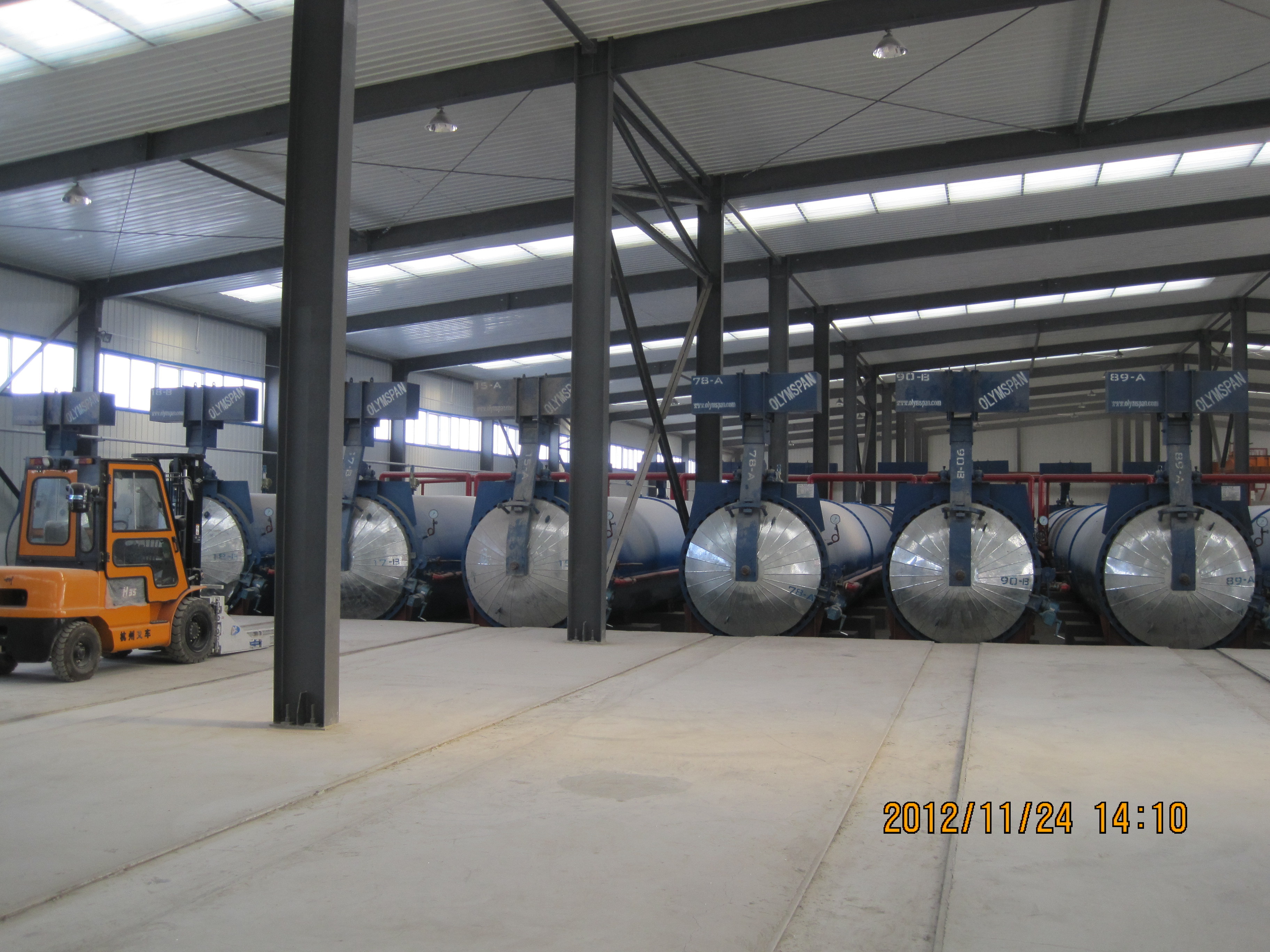 Buy cheap Automatic Concrete Autoclave / AAC Block Plant For Wood Industrial , Φ2.5 × 31m product