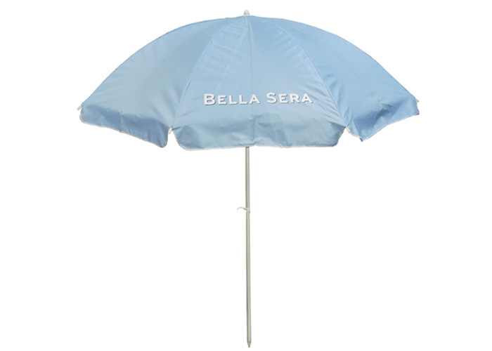 Buy cheap Advertising Windproof UV Beach Umbrella Standard Size Custom Printing product