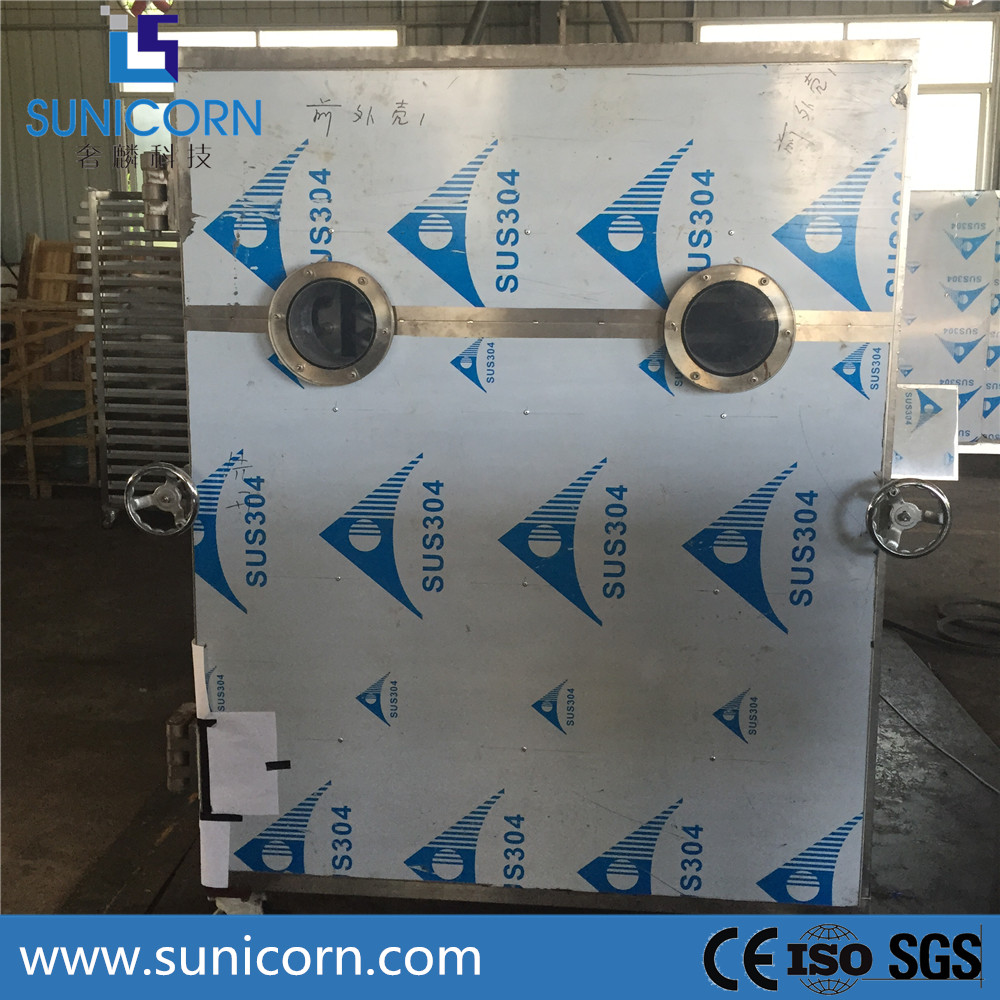 Buy cheap Commercial Vacuum Freeze Drying Machine 10sqm Effective Drying Plank Area product