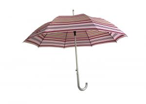 Buy cheap Colorful Aluminum Striped Kids Rain Umbrella , Portable Umbrella For Rain And Wind product
