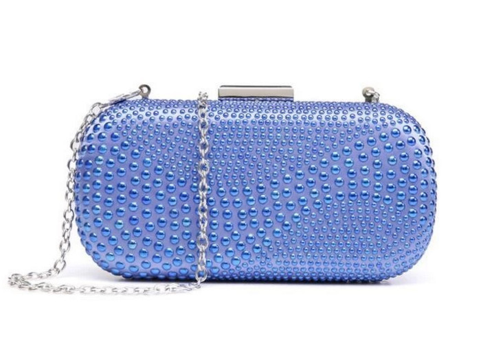 Buy cheap Women Small Jeweled Sparkly Evening Bags Box Shaped For Vacation product