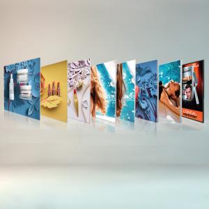 Buy cheap Free Standing Seg Photo Fabric Picture Frames Display For Exhibition Shopping Mall product