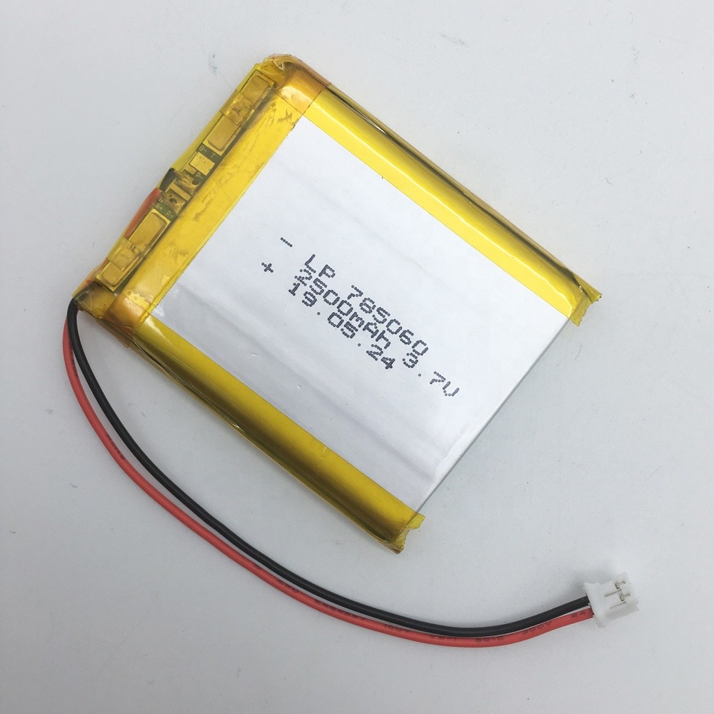 Buy cheap SUN EASE CE and ROHS 3.7v battery ion lithium 785060 2500mAh with PCB and JST PHR 2.0 connector product