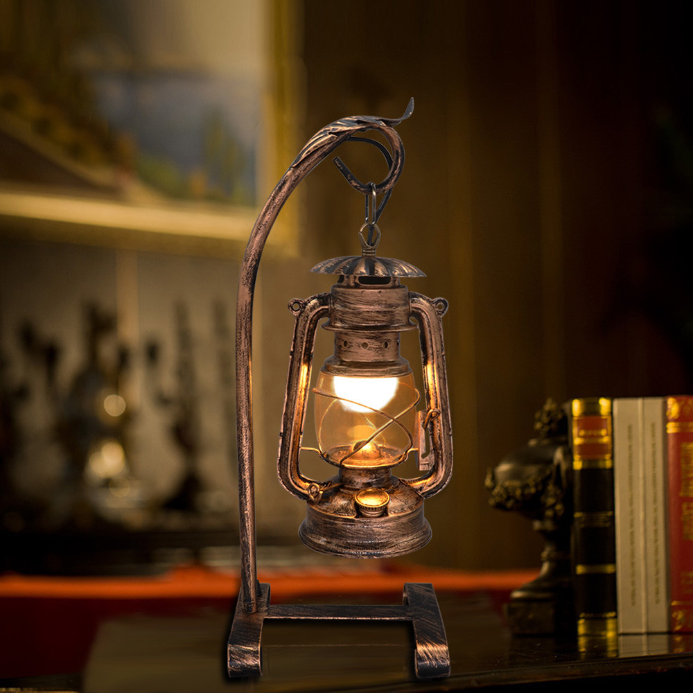 China American Vintage Candle Table Light with Plug,Old Design Kerosene Lamp(WH-VTB-01) on sale