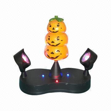 Buy cheap Pumpkin Heads LED Rotating Light, with 12V Voltage and 500mA Adapter Current from wholesalers