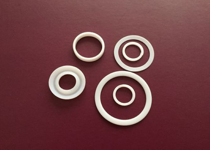 Buy cheap Filled PTFE Machining Plastic And Rubber Parts 25MPa PTFE Ring Gasket product
