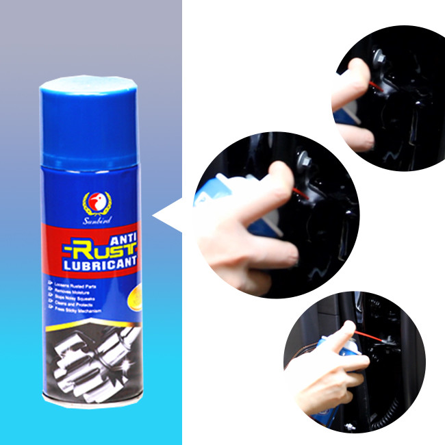 Buy cheap Silicone Anti Rust 450ml Water Based Lubricant Spray Penetrating Grease product