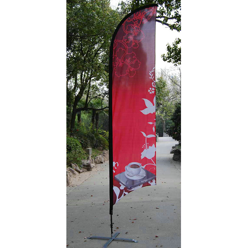 Buy cheap Promotion Feather Flag Banners Feather banner stands beach falg pole product