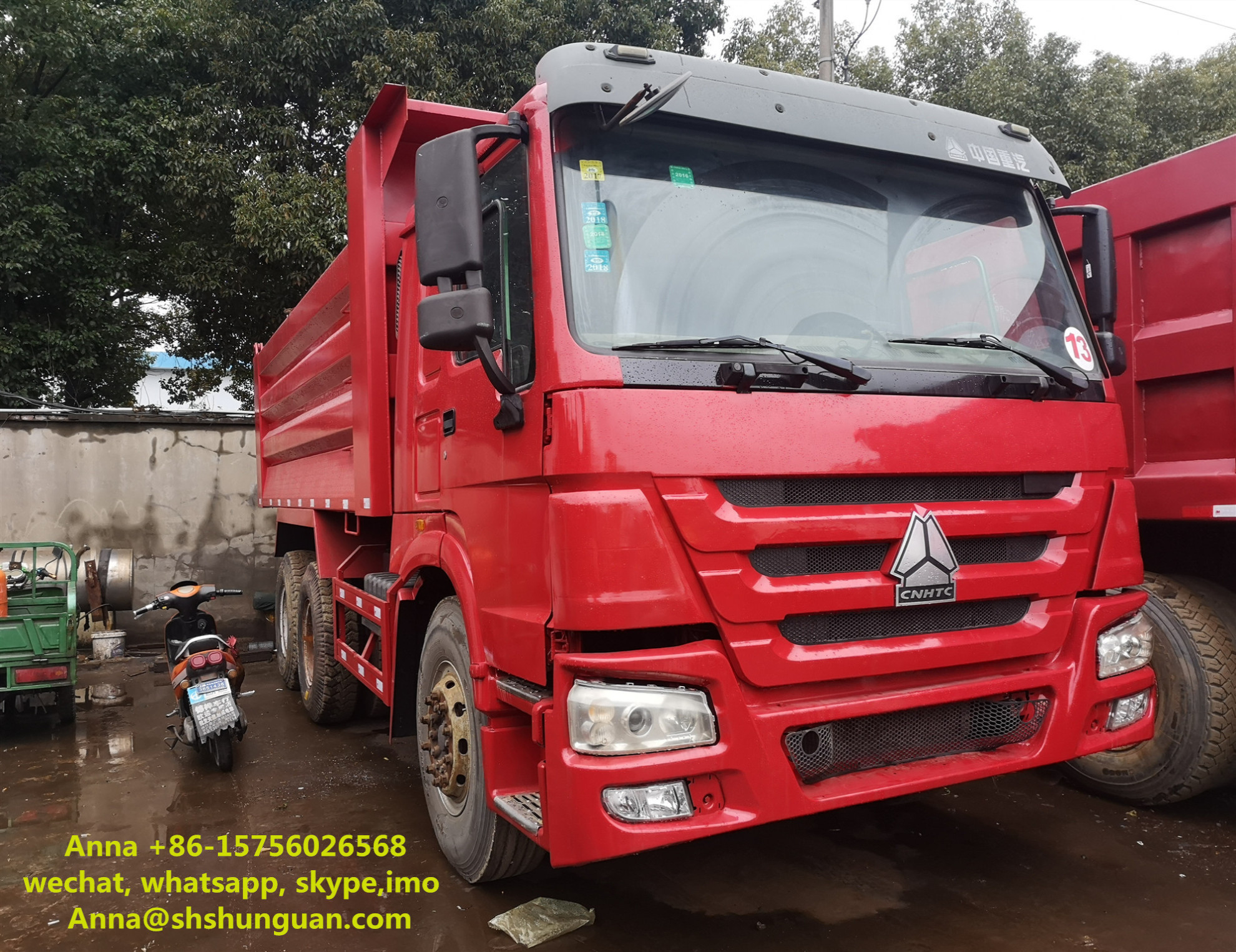 Buy cheap 20 Cubic Meters Used Commercial Dump Trucks 375 Hp Horse Power CE Standard product