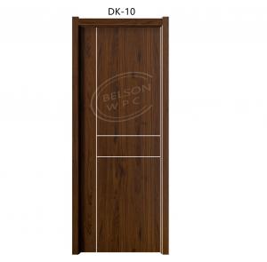 Buy cheap BES DK-10 WPC wood-pvc-composite pure and full wpc door wpc hollow door  with stripe inlay design. product