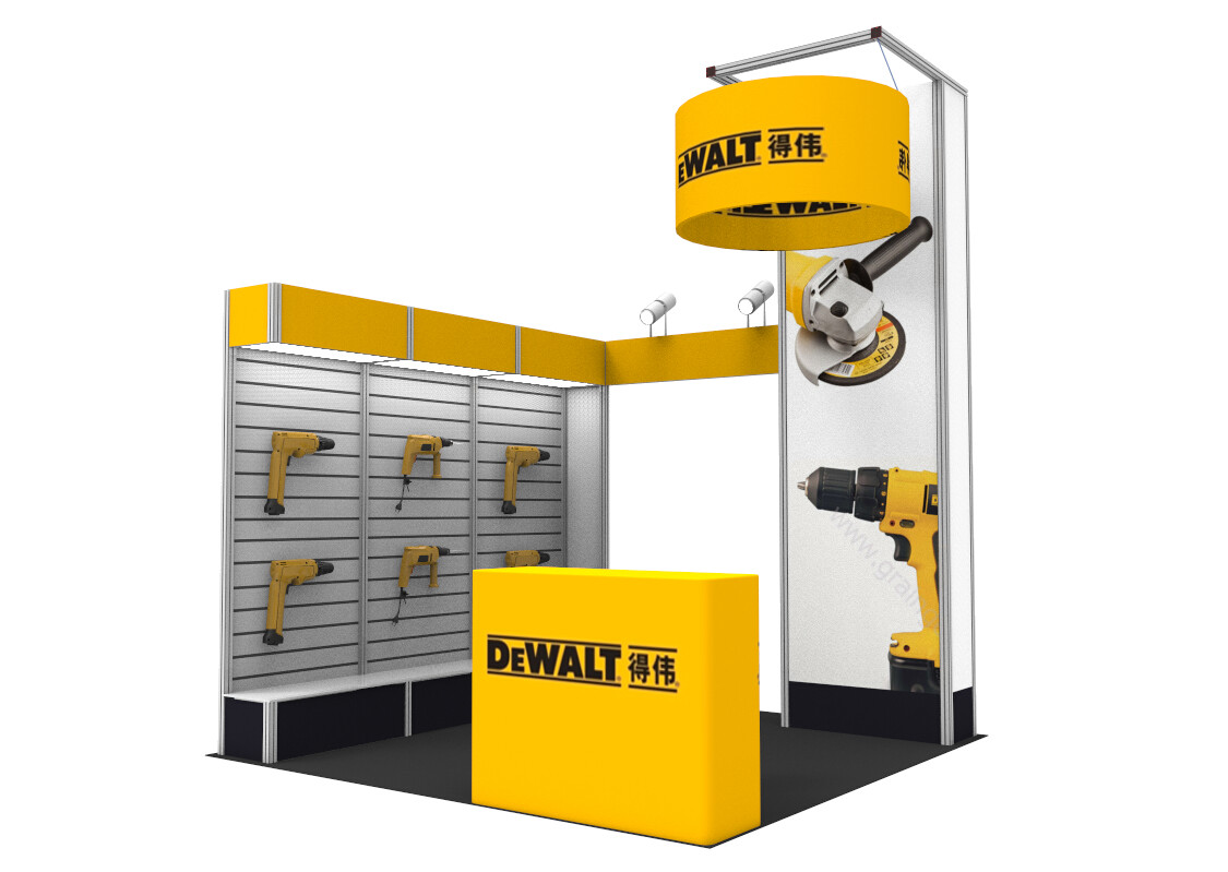 Buy cheap Easy set up aluminum frame exhibition booth product