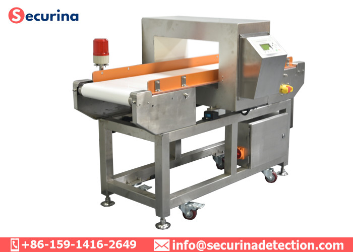 Buy cheap Food Grade PU Belt Industrial Metal Detector Conveyor 25kgs Load Open Delivery System product