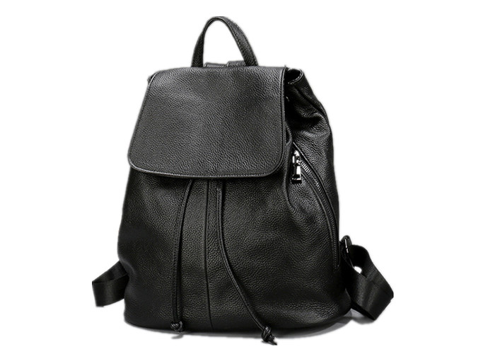 Buy cheap Durable Large Space Black Color Womens Backpack Bags With Drawstring Closure product