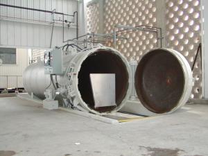 Buy cheap Cement AAC Industrial Autoclave , Thermal Insulated Glass / Wood And Rubber Autoclave product