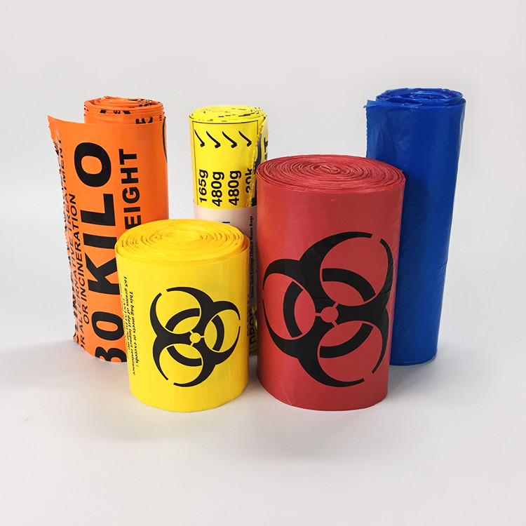Buy cheap Custom Printing Plastic Biohazard Infectious Waste Bag In Roll product