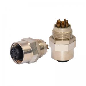 Buy cheap 7/8 A Code Solder Female IP67 Panel Mount Connector 5 Pin For Industry product