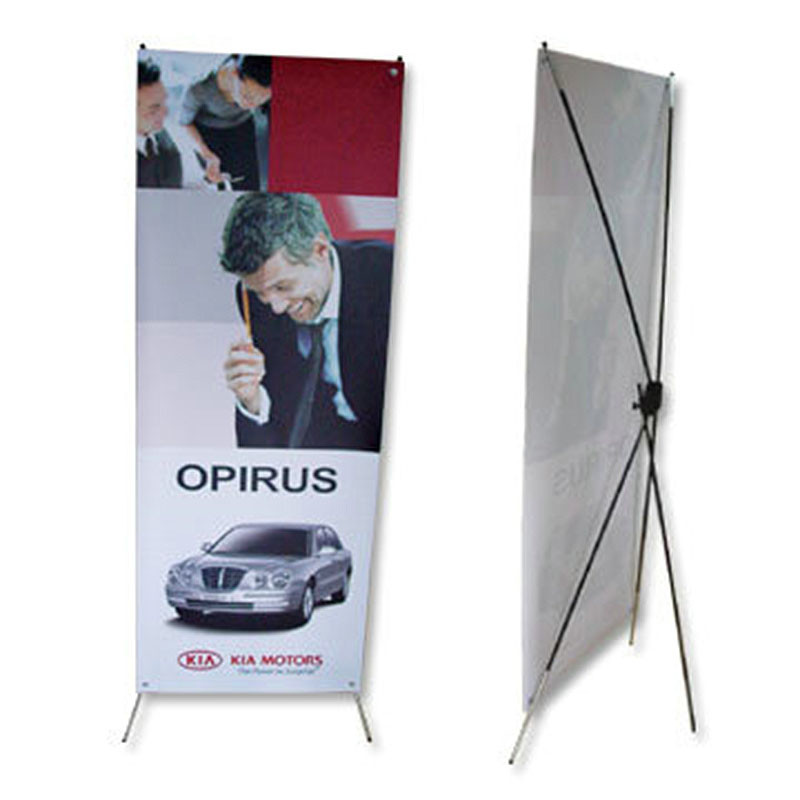 Buy cheap Portable adjustable x banner stand W60-80 x H160-180cm Aluminum Material product