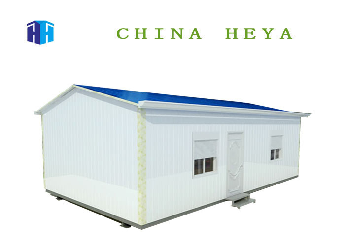 Eco Friendly Steel Frame Prefabricated Houses For Living Custom Made Layout
