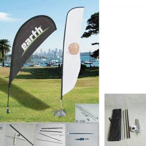 Buy cheap 50.8"W x 157.5"H outdoor feather banners /  Promotion Feather Flag and teardrop product