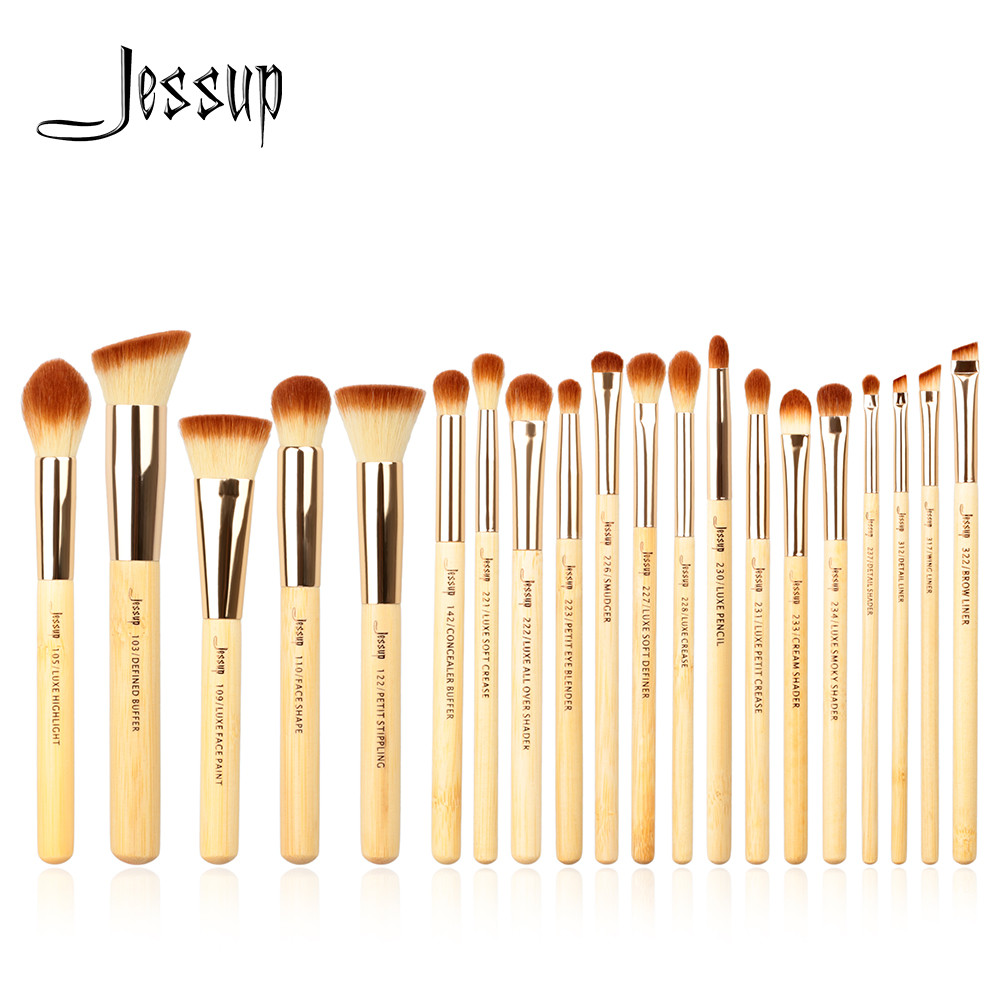 Buy cheap Professional Lightweight Bamboo Makeup Brushes Set 20pcs Eco Friendly product
