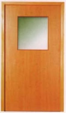 Buy cheap MF03 ABNM 90min fire-proof wooden glass door product