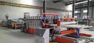 Buy cheap Plastic Extruder Wood Plastic Composite Extrusion Line / WPC Decking Making Machine product