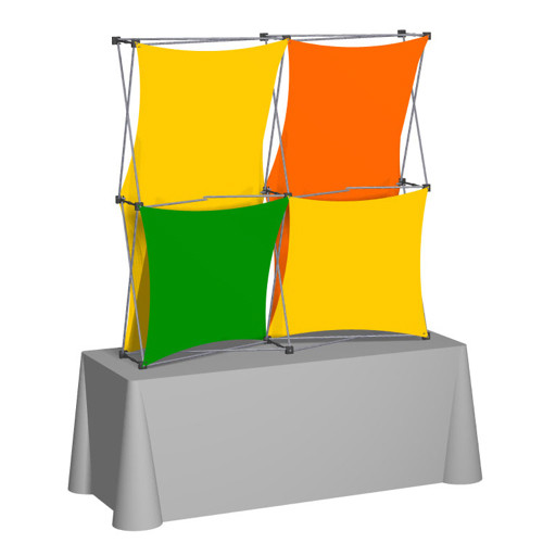 Buy cheap Booth Fabric Pop Up Exhibition Stands , 5' W X 5' H Pop Up Trade Show Banners product