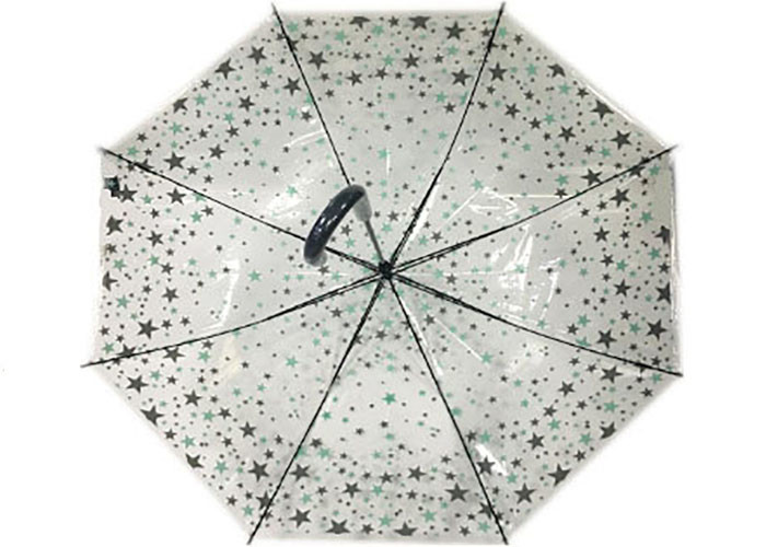 Buy cheap 23" Auto Open POE Transparent Rain Umbrella Customized Creative Umbrella Design product