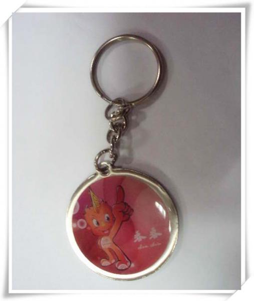 Affordable 1 epoxy resin dome coin holder keychain, China factory epoxy resin key chains, - 99820728