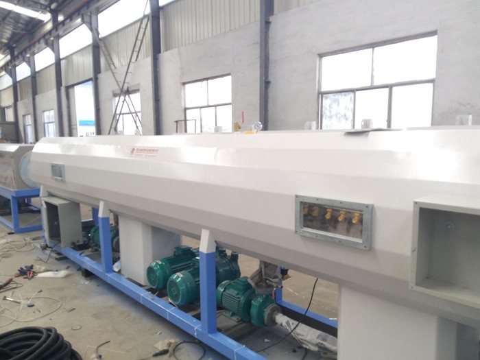 Buy cheap 50Hz Hdpe Pe Water Pipe Plastic Extrusion Machine With Plc Control Systerm product