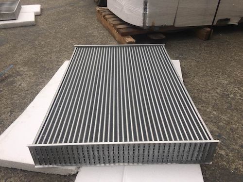 Buy cheap Aluminum tube fin air to air Heat Exchanger Core for heavy duty charge air coolers product