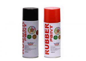 Buy cheap High Gloss Plastic Coat Spray Paint , Heat Resistant Black Rubber Coating Spray product