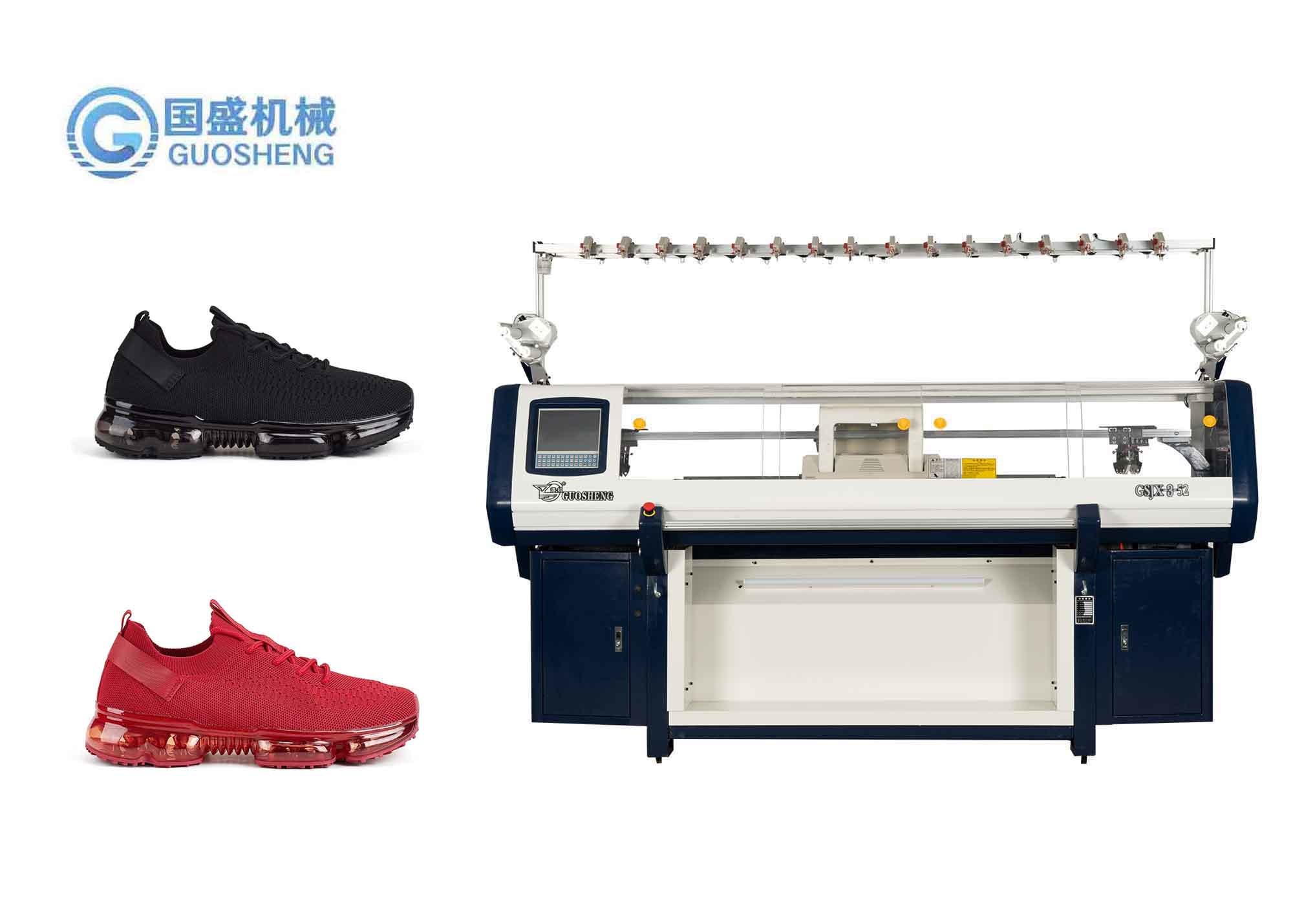 Buy cheap Three System Knitting Machine For Shoe Upper 14G Raynen 1.3KW product