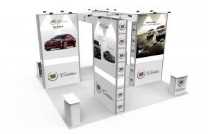 Buy cheap Portable Exhibition Custom Tradeshow Booth Aluminum Frame Material product