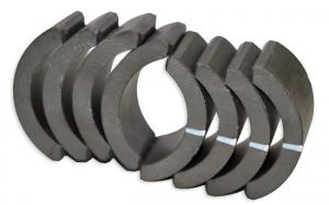Buy cheap Industrial Sintered Ferrite Arc Magnet , Permanent Rare Earth Ferrite Magnet product
