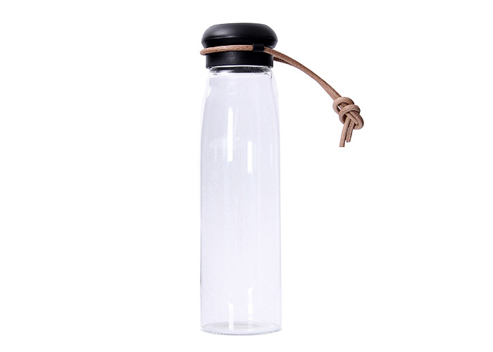 Buy cheap 600ml Unbreakable Glass Water Bottle , Eco Friendly Glass Water Bottles product