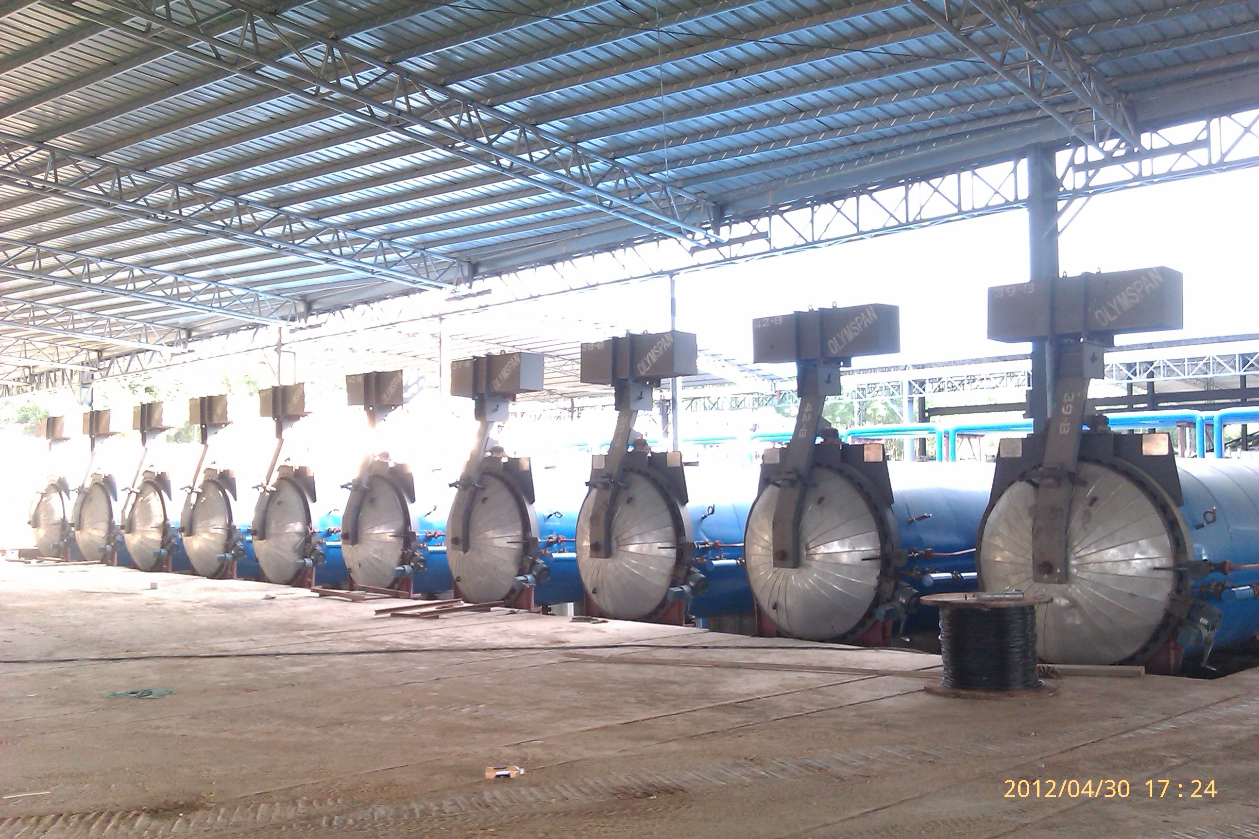 Buy cheap Glass / Brick Industrial Concrete Autoclave Φ2.68M / AAC Block Equipment product