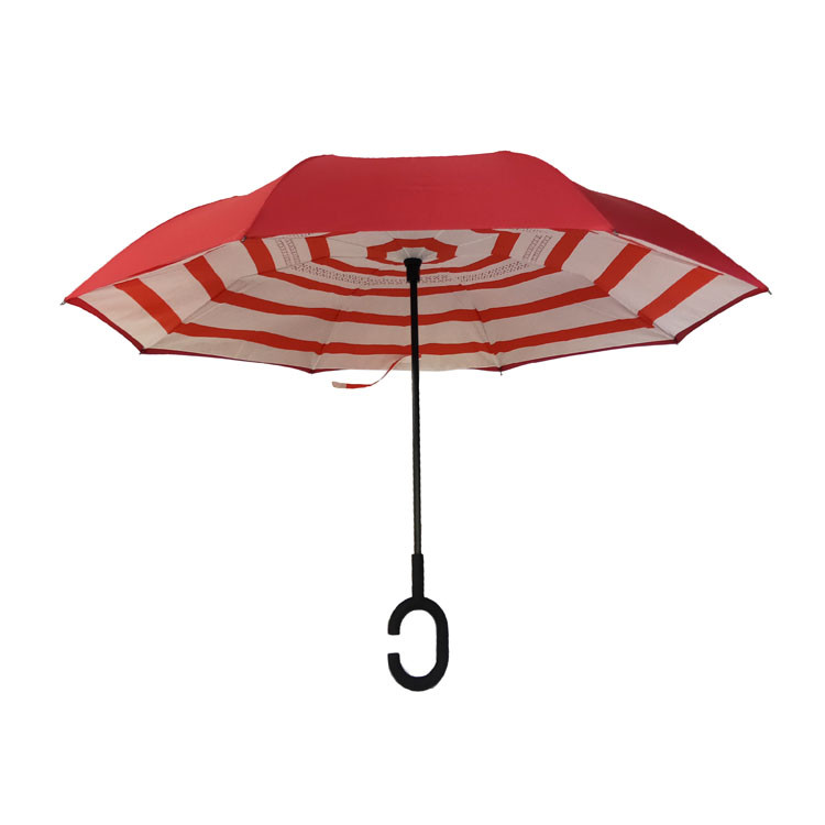 Buy cheap SGS Custom Pongee Fabric Double Layer Reverse Inverted Umbrella product