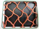 Buy cheap Orange PES Yarn HDPE Fishing Nets 100mm to 700mm For Fish Pond / Drag Net product