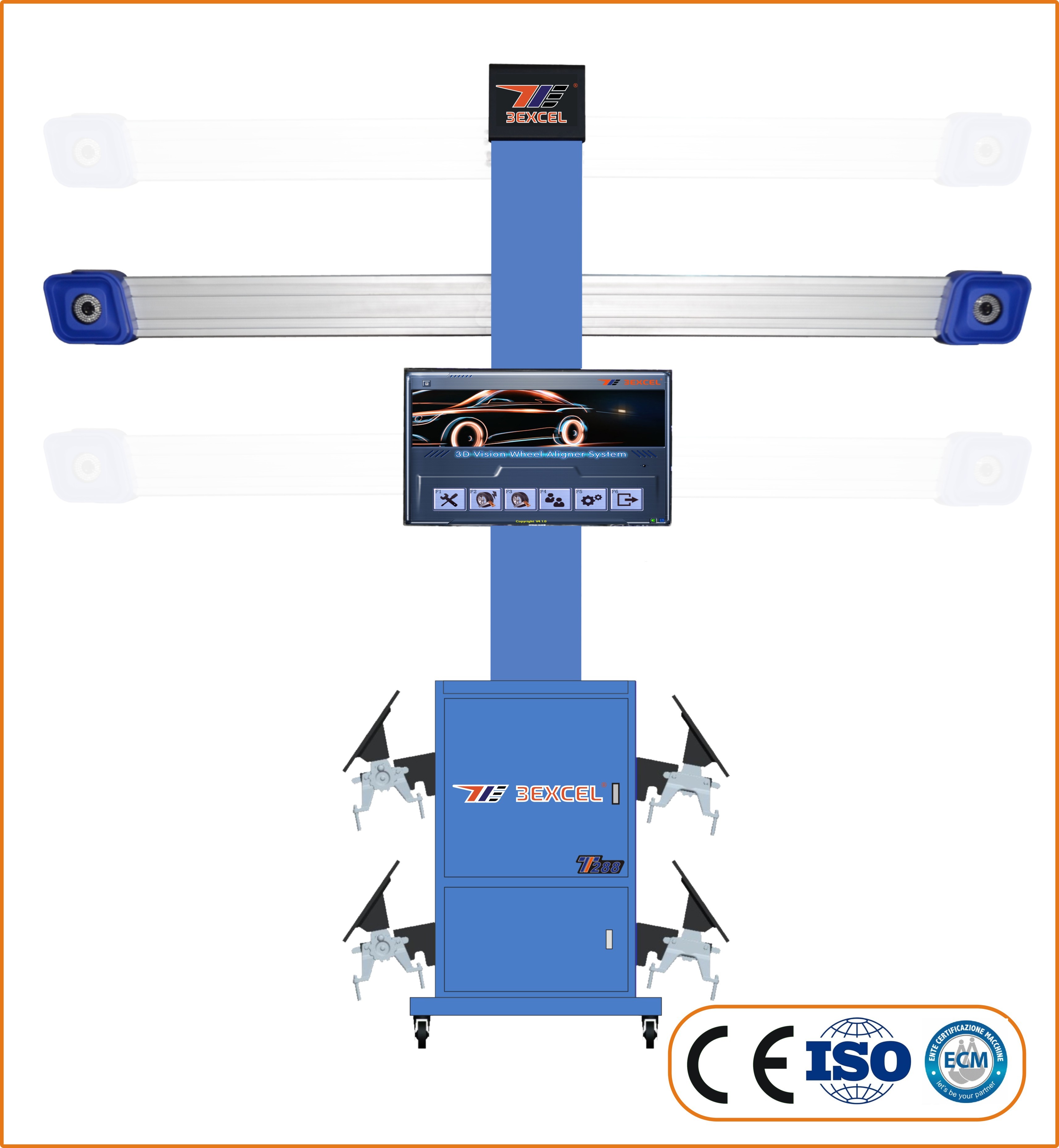 Buy cheap Factory direct sales 3D car wheel alignment machine with free update T288 for garage shop product