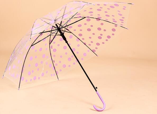 Buy cheap Black Frame Clear 10C POE Umbrella With Full Panel Printing product