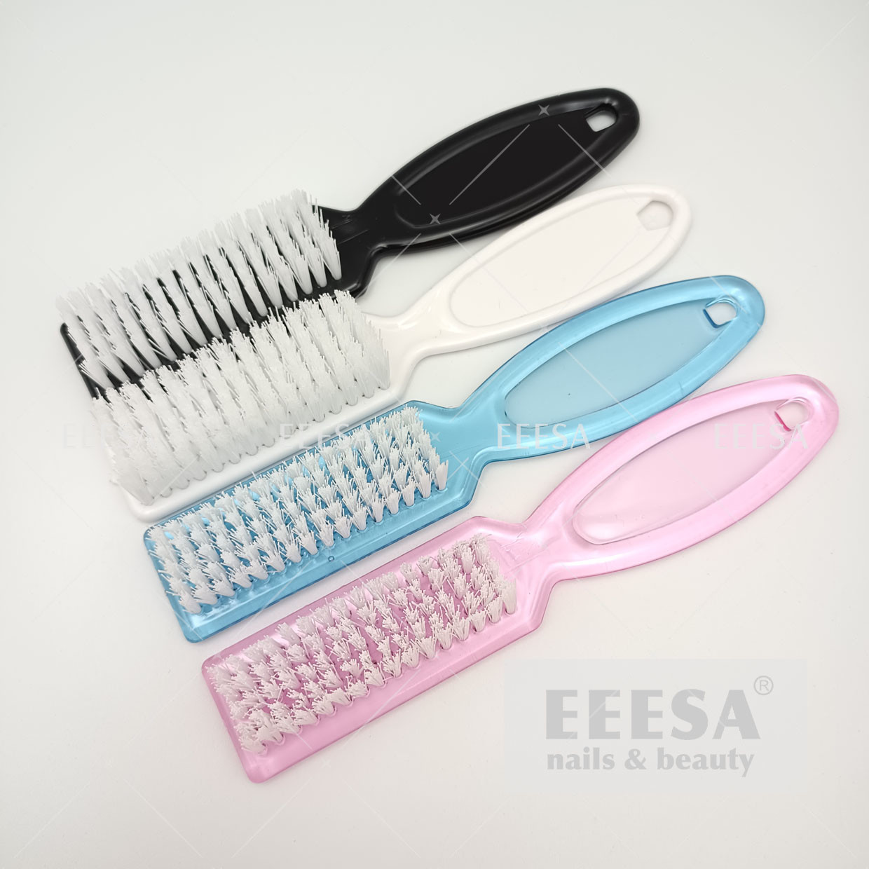 Buy cheap Manicure Plastic Finger Nail Scrubbing Cleaning Art Dust Clean Up Brush from wholesalers