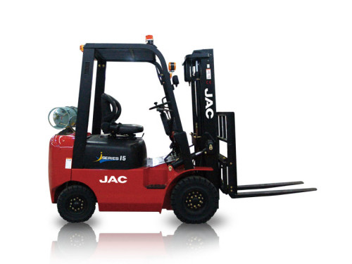 Buy cheap JAC Gasoline Forklift Truck 1.5 Ton Lifting Capacity 3m - 6m Lift Height product